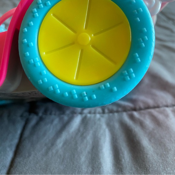 2016 Hot Pink Barbie Convertible Car Stars Rainbow Small Plastic Fun - Picture 10 of 12